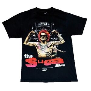 UFC "The Suga Show" Sean O'Malley Bantamweight Champion Black T-Shirt Size M